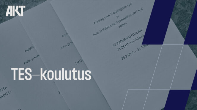 Koulutus kuorma-autoalan ja linja-autohenkilökunnan TES