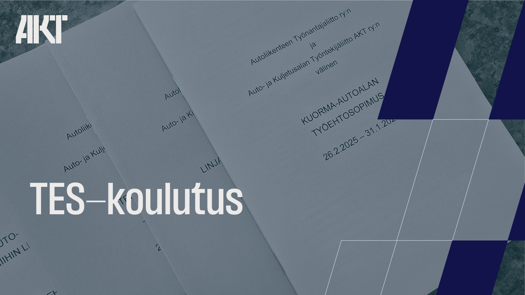 Koulutus kuorma-autoalan ja linja-autohenkilökunnan TES